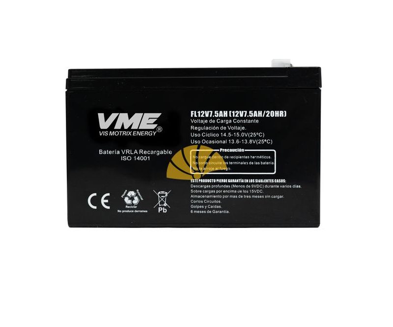 BATERÍAS VME FL 12V-7.5AH