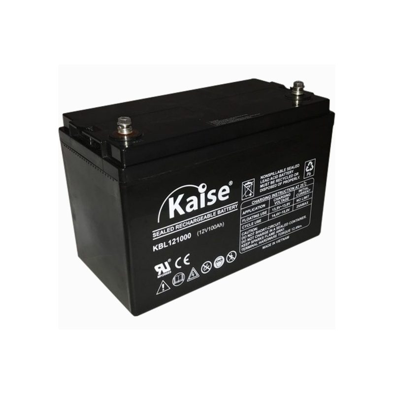 BATERÍAS KAISE 12V-100AH LONG LIFE