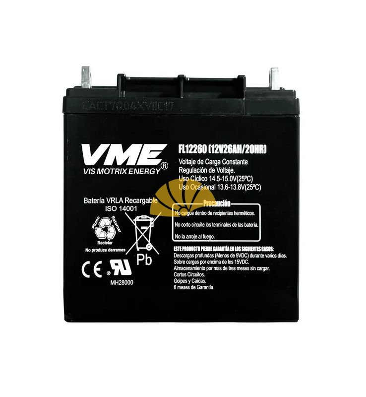 BATERÍAS VME 12V-26AH FL12260