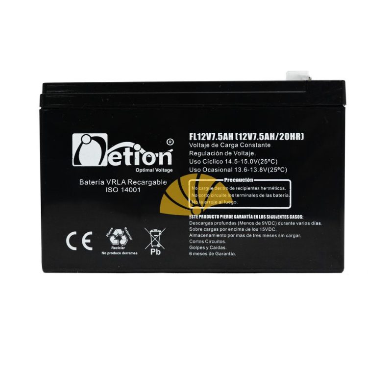 BATERÍAS NETION 12V-7.5AH AGM