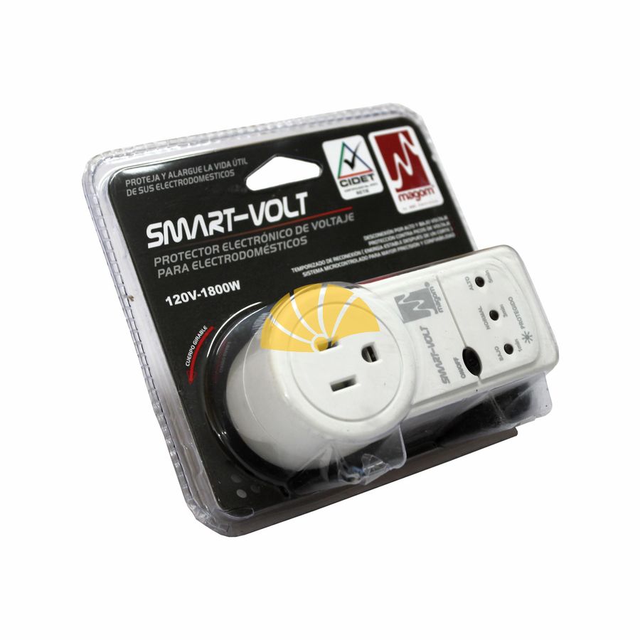 PROTECTOR VOLTAJE SMART-VOLT 120V 15A - Imagen 2