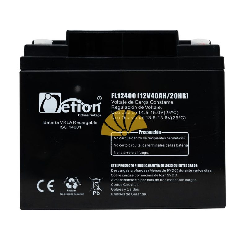 BATERÍAS NETION 12V-40AH AGM