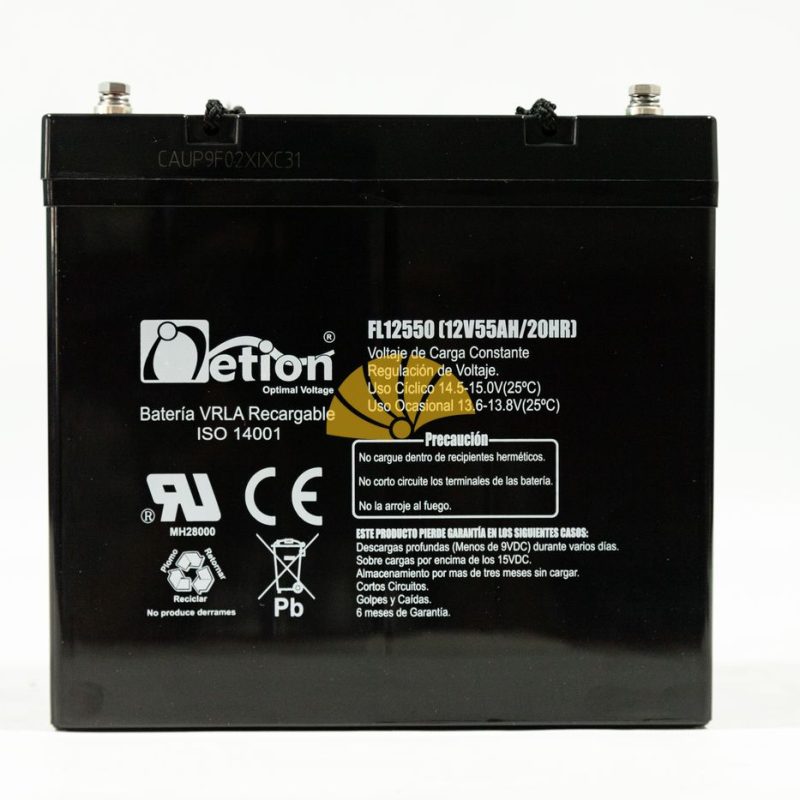 BATERÍAS NETION 12V-55AH AGM
