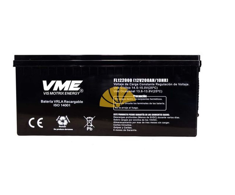 BATERÍAS VME 12V-200AH FL12200