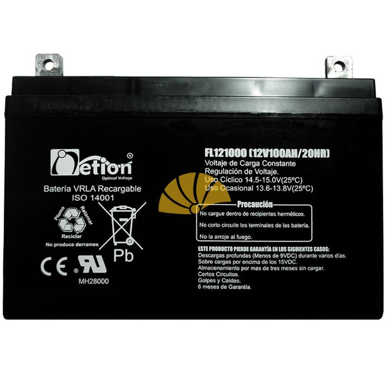 BATERÍAS NETION 12V-100AH AGM