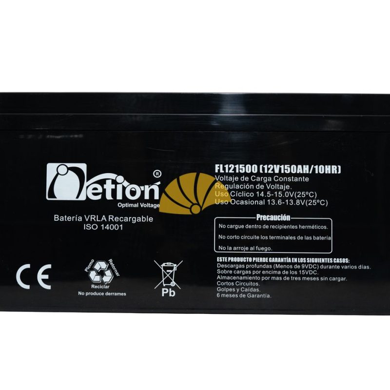 BATERÍAS NETION 12V-150AH AGM