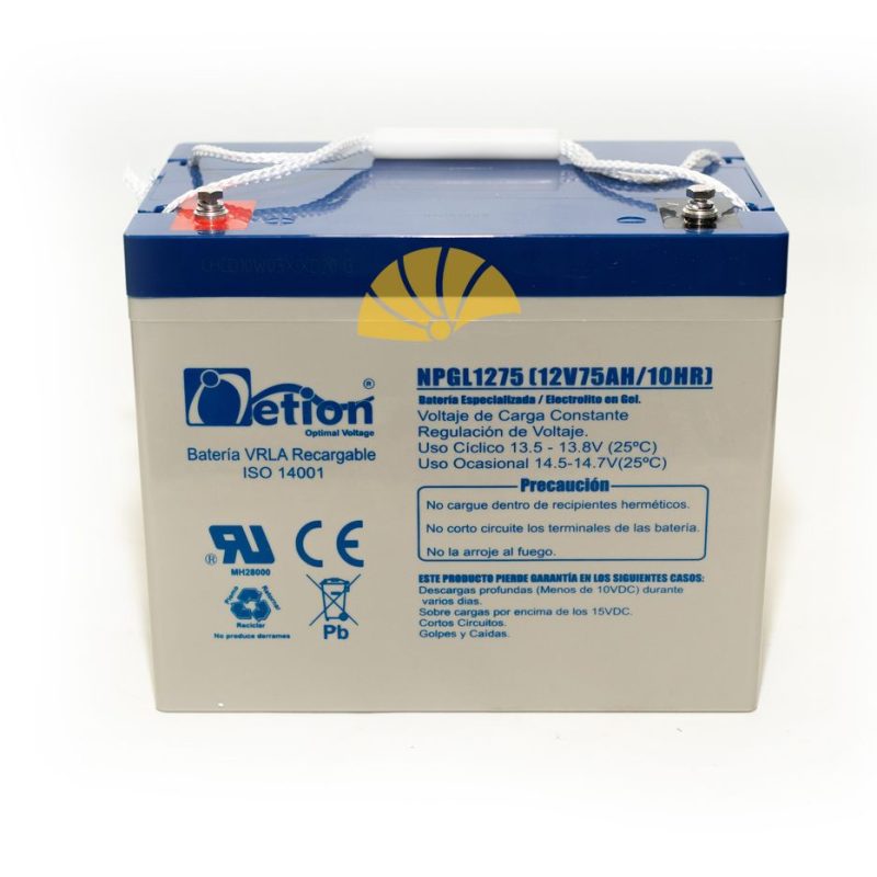 BATERÍAS NETION 12V-75AH GEL