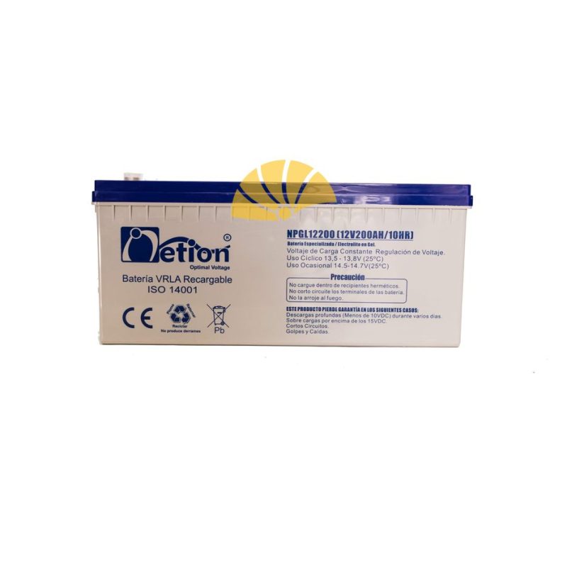 BATERÍAS NETION 12V-200AH GEL