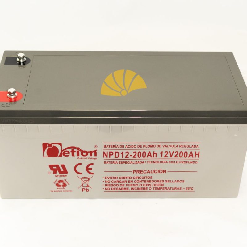 BATERÍAS NETION 12V-200AH CICLO PROFUNDO