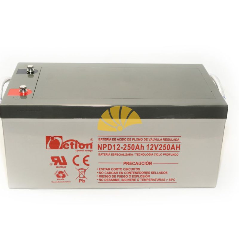 BATERÍAS NETION 12V-250AH CICLO PROFUNDO
