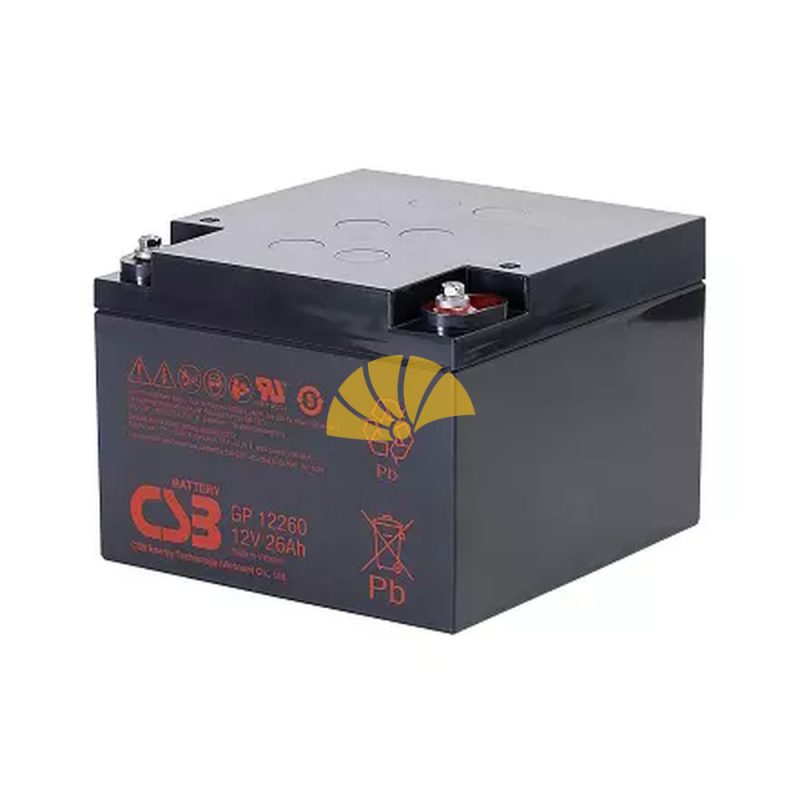 BATERÍA CSB 12V-26 AH MODELO GP12260